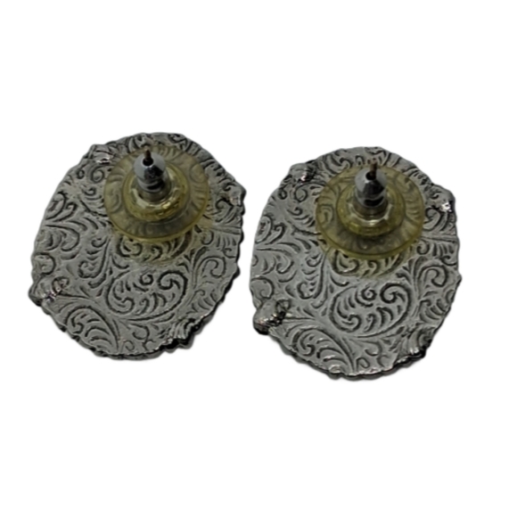 Vintage 1928 Collection Marcasite Statement Earrings – Art Deco Revival - Picture 5 of 5